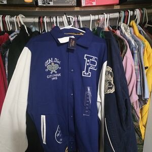 Polo Ralph Lauren Tennis Varsity Jacket With Matching Polo. 2 Items